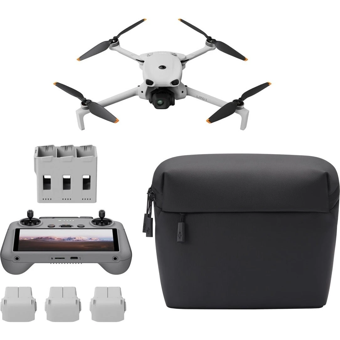 DJI Lito X1 Fly More Combo Plus (RC 2) - Grå