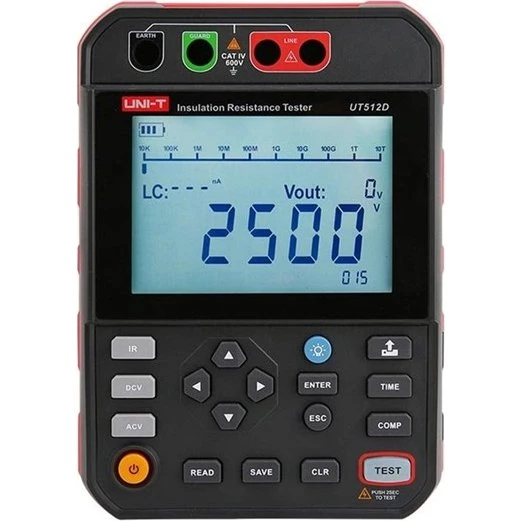 Uni-T UT512D Højspændings-isolationsmodstandstester
