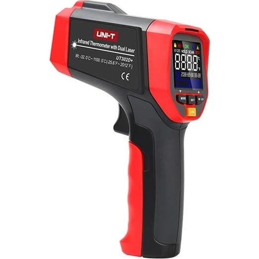 UNI-T UT302D+ Infrarødt termometer (-32°C til 1100°C)