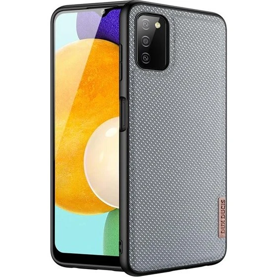 Dux Ducis Fino Case til Samsung Galaxy A03s - Grå Nylon