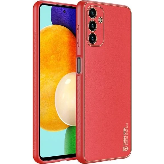 Dux Ducis Yolo Elegant Samsung Galaxy A13 5G Lædercover - Rød