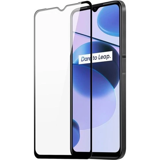 Dux Ducis 9D Tempered Glass til Realme C35 - Sort