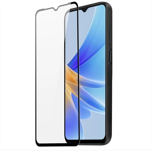 Dux Ducis 9D Tempered Glass til Oppo A17 - Sort ramme