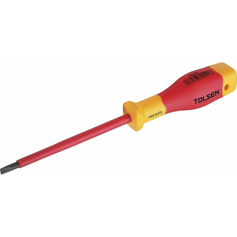 Tolsen Isoleret Skruetrækker 1000V, Spor, 125 mm