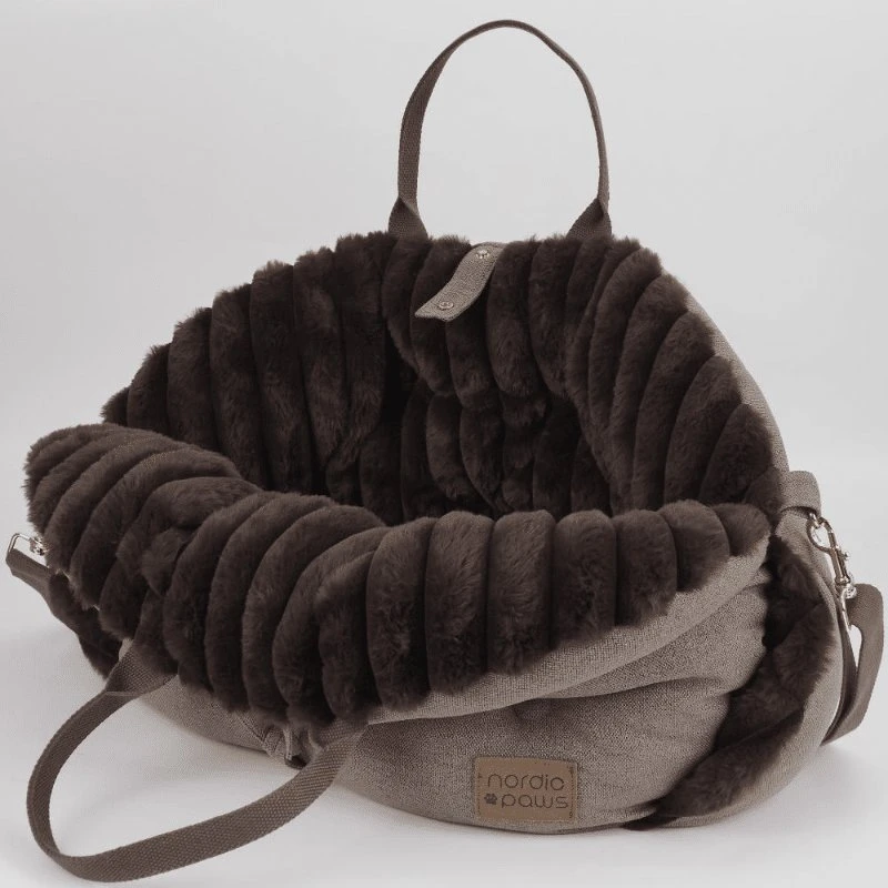 Nordic Paws Mara Hundetaske - Brun - 50 x 30 x 35 cm