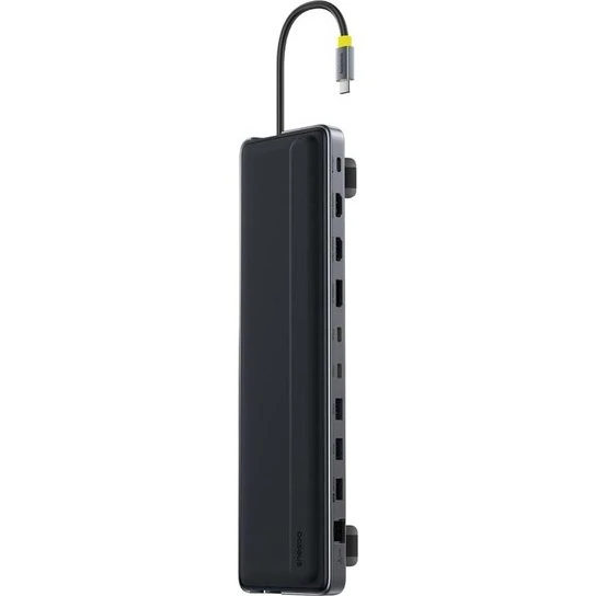 Baseus EliteJoy EH3 12-i-1 USB-C Dockingstation - Grå