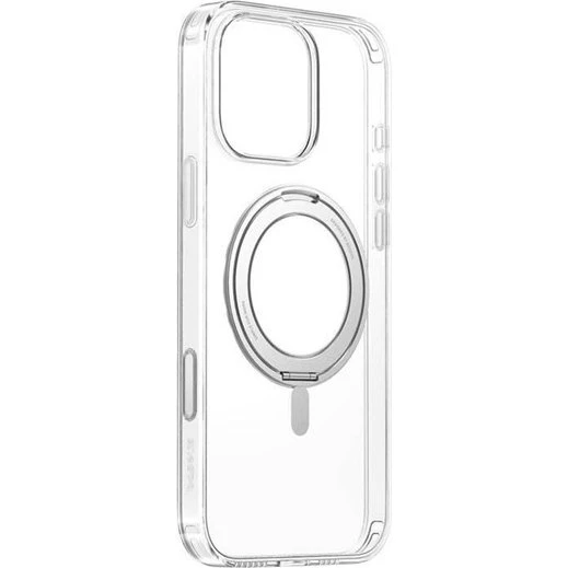 Baseus SkyRing 360° Magnetisk Etui til iPhone 16 Pro - Transparent