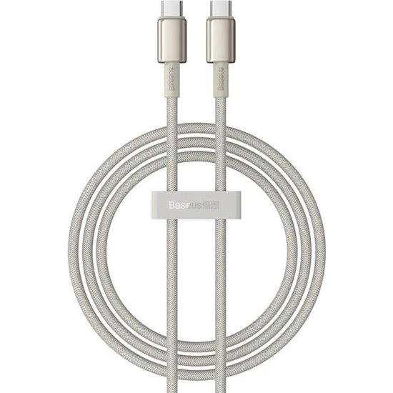 Baseus Tungsten Gold USB-C til USB-C kabel, 100W, 1m, Guld