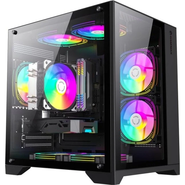GameMax Infinity Mini BK Micro Tower - Sort