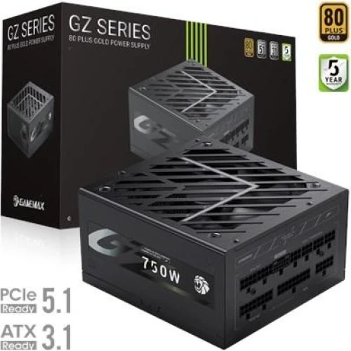Gamemax GZ 750G 750W 80 PLUS Gold Modulær Strømforsyning