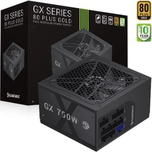 GameMax GX 750GF 750W 80 Plus Gold Modulær Strømforsyning