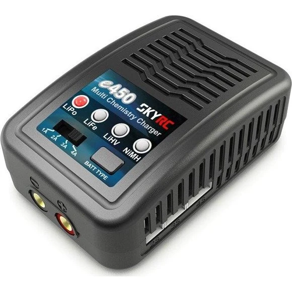 SkyRC e450 Batterilader 2-4S LiPo/LiFe/LiHV & 6-8S NiMH