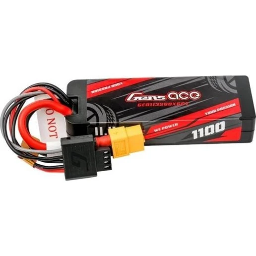 Gens ace Tattu Lipo G-Tech 1100mAh 11.1V 3S 60C Hardcase Batteri