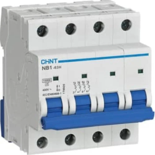 Chint NB1-63H Automatsikring, C 13A 4P, 10kA