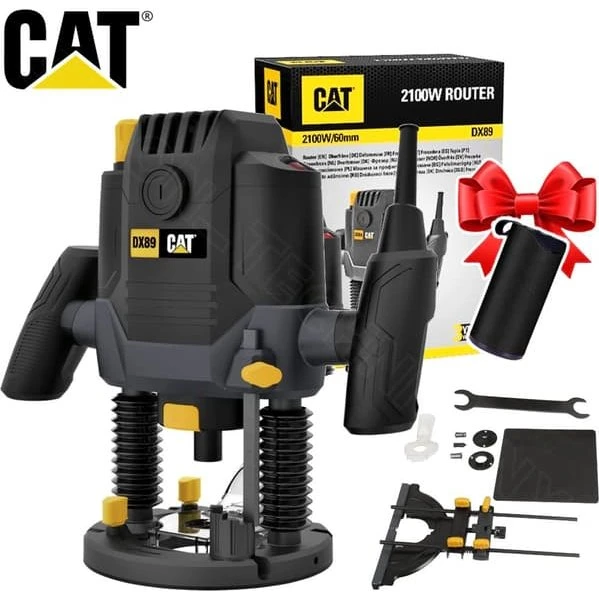 CAT DX89 2100W Dykoverfræser med hastighedskontrol 0-60mm
