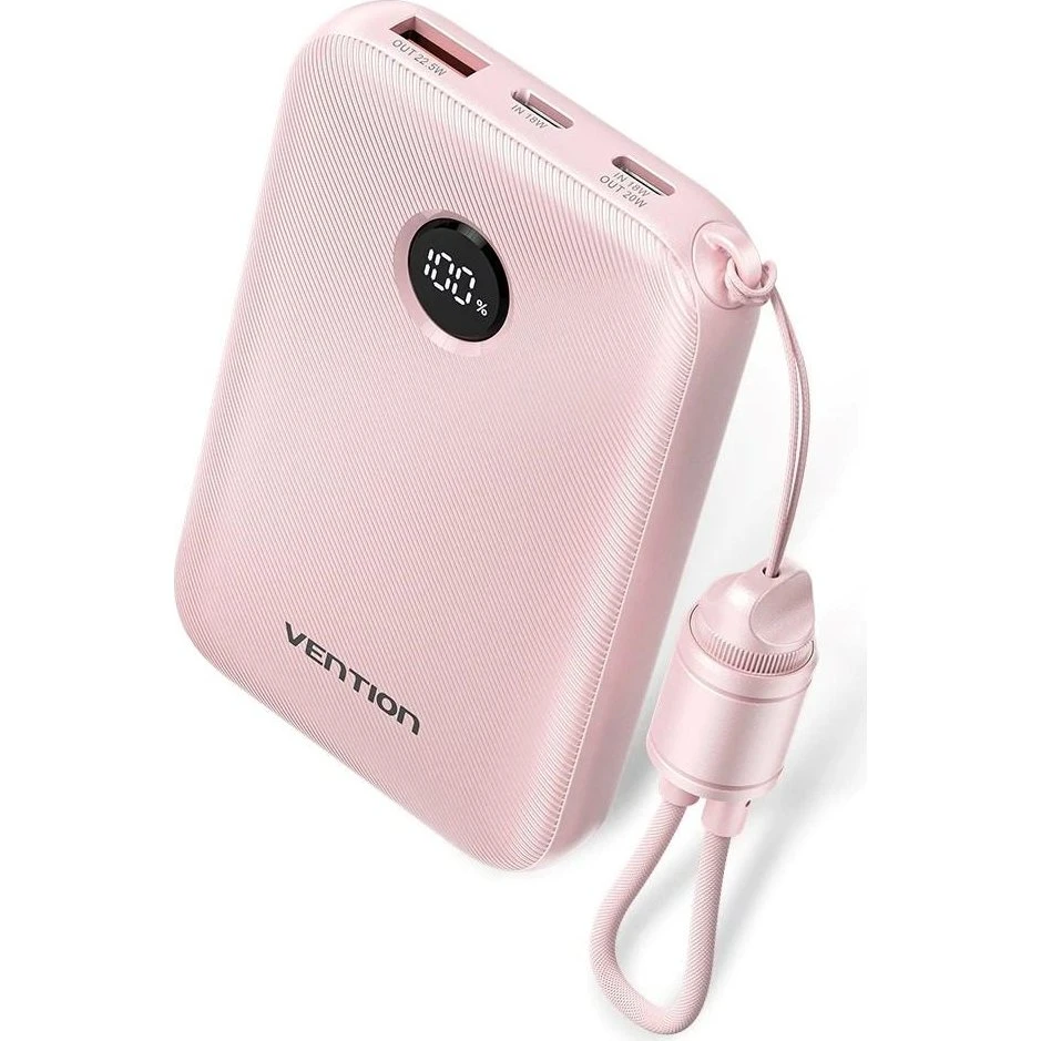 Vention Powerbank 10.000 mAh 22,5W - Pink