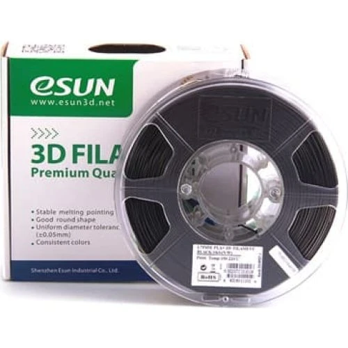 eSUN PLA+ 3D-filament 1,75mm Sort 1kg