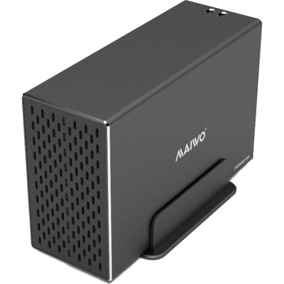 Deltaco K35272U3 Dual 3,5" HDD Kabinet - USB 3.0 Sort
