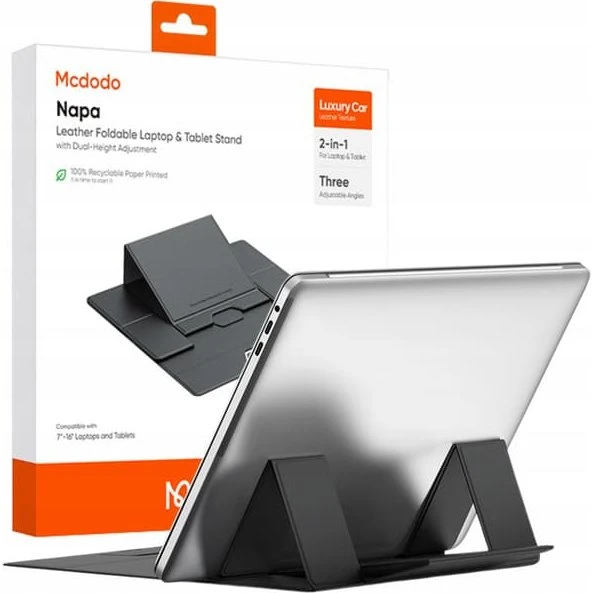 Mcdodo Napa 2-i-1 Justerbart Tablet Stand i Øko-læder