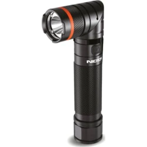 NICRON Twist-L B75 Genopladelig Lygte med 1000 Lumen & UV-lys