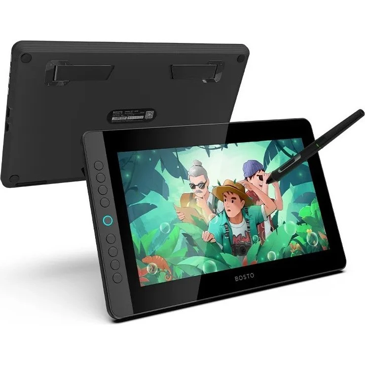 Bosto BT-12HDK-T Grafiktablet - 5080 Lpi, 258x145mm, Sort