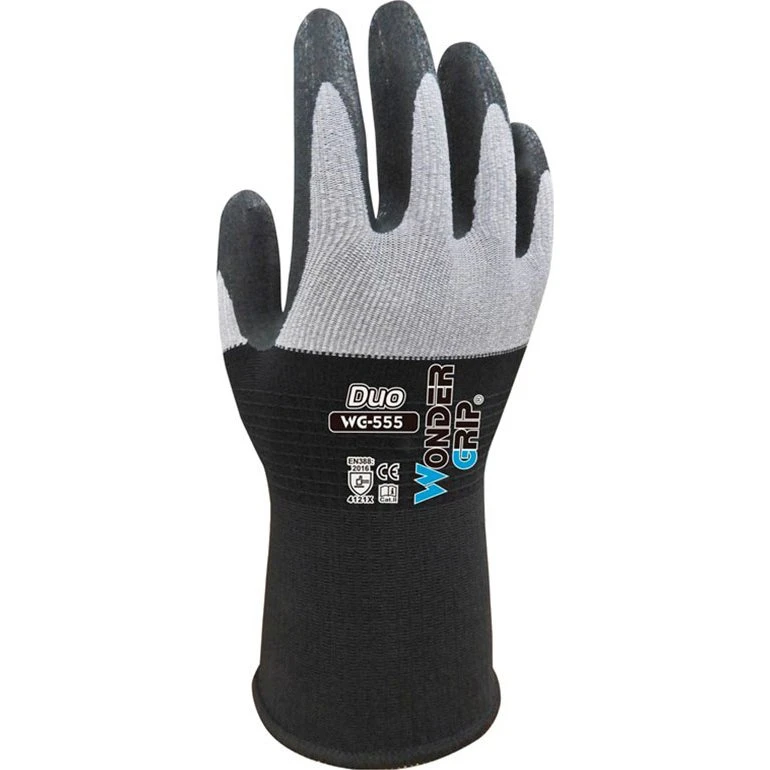 Wonder Grip WG-555 Duo Arbejdshandsker, Str. M/8