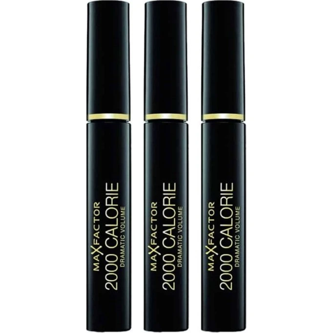 Max Factor 2000 Calorie Mascara Black 9ml (3-pack)