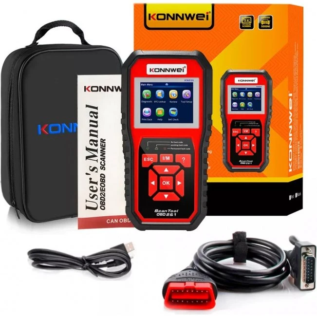 Konwei Bildiagnostisk Scanner - Motorkontrol & Batteritester