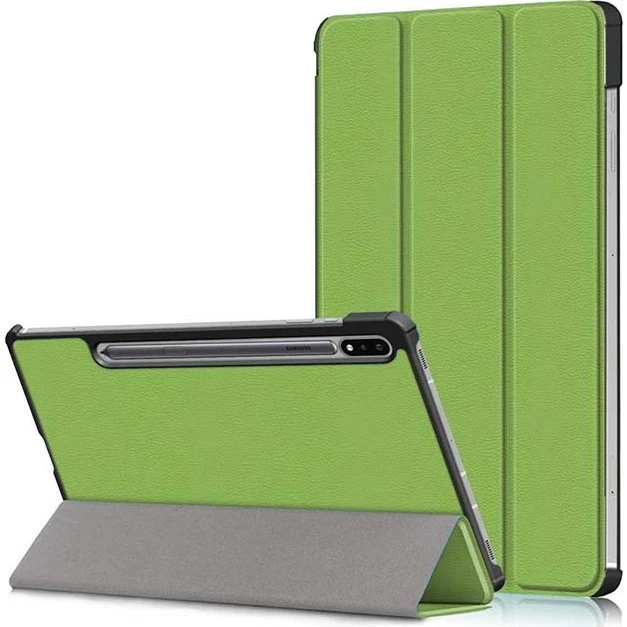 Samsung Galaxy Tab S7 11" Tri-fold etui med stativ - Grøn