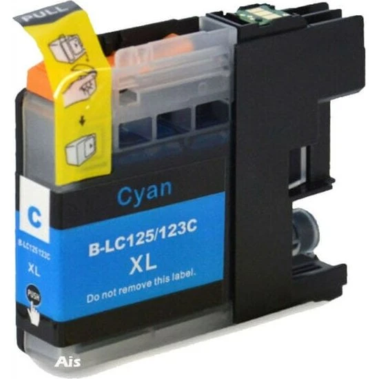 Brother LC125XLC Cyan Blækpatron - 1.200 sider