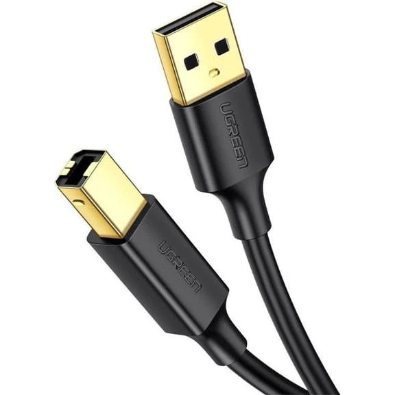 UGREEN USB-A til USB-B Printerkabel, 1,5 m - Sort