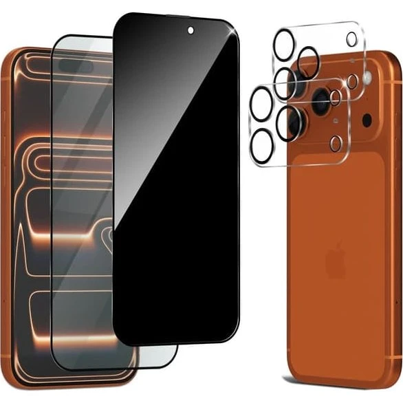 iPhone 17 Pro Max Skærmbeskyttelse & Linsebeskyttelse (2-pak)