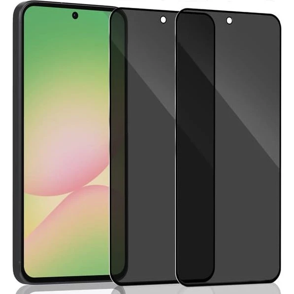 Samsung A56 Privacy Skærmbeskyttelse - 2-pack Hærdet Glas 9H