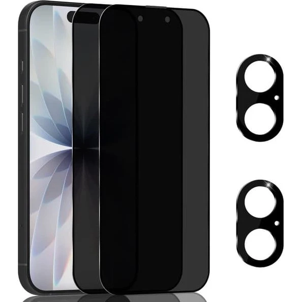 iPhone 17 Privacy Skærmbeskyttelse & Linsebeskyttelse (2-pak)
