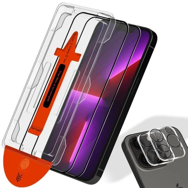 iPhone 13 Pro Skærmbeskytter & Linsebeskytter (2-pak) - Hærdet Glas