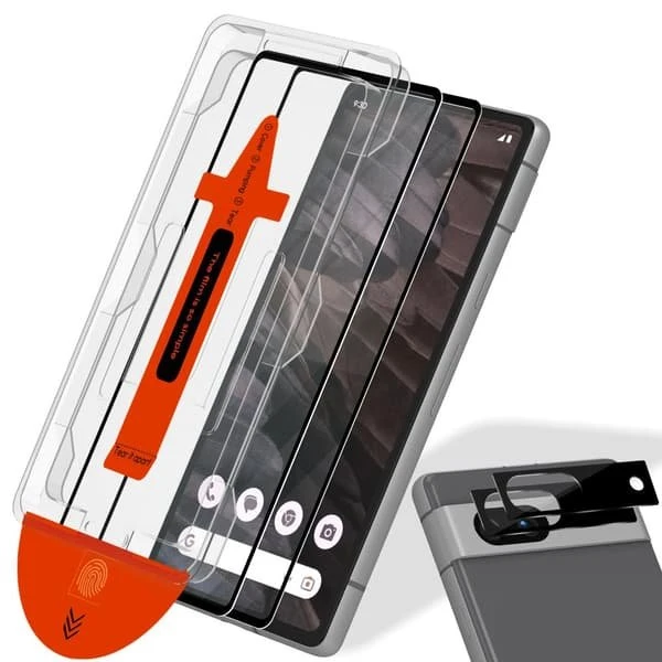 Google Pixel 7A Skærmbeskytter & Linsebeskytter (2-PACK) - Hærdet Glas