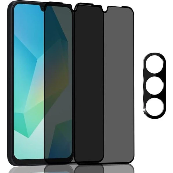 Samsung A16 Privacy Skærmbeskyttelse (2-pak) & Linsebeskyttelse