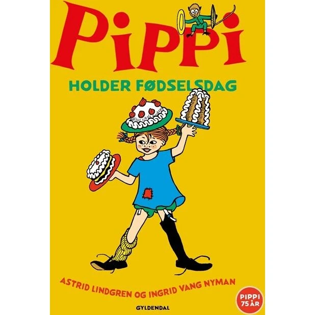 Pippi holder fødselsdag – Astrid Lindgren (hardcover)