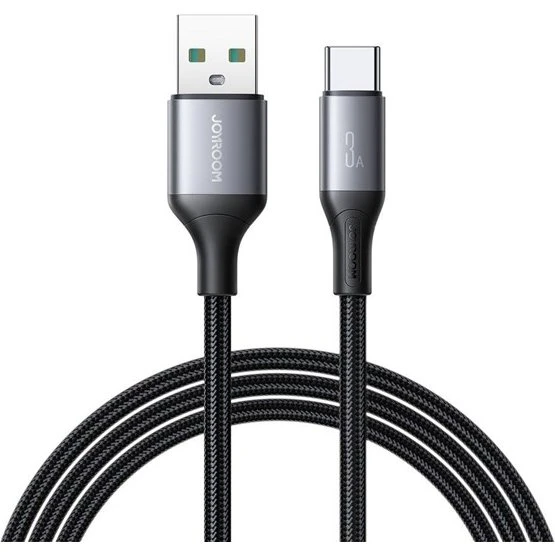 Joyroom S-A28 Flash Series USB-A til USB-C kabel, 1m, sort