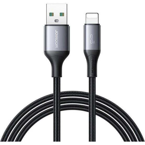 Joyroom S-A28 Flash Series USB-A til Lightning kabel, 1m, sort