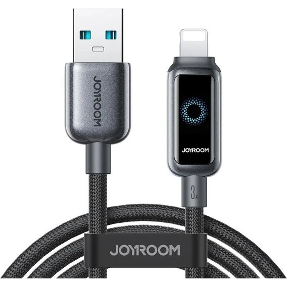 Joyroom S-A55 StarFlight USB-A til Lightning kabel, 1.2m, Sort