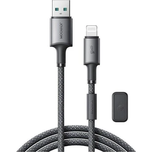 Joyroom S-A50 USB-A til Lightning kabel, 30W, 1,2m, Grå