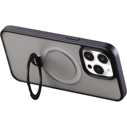 Joyroom JR-BP004 Magnetisk Etui med Holder til iPhone 15 - Sort