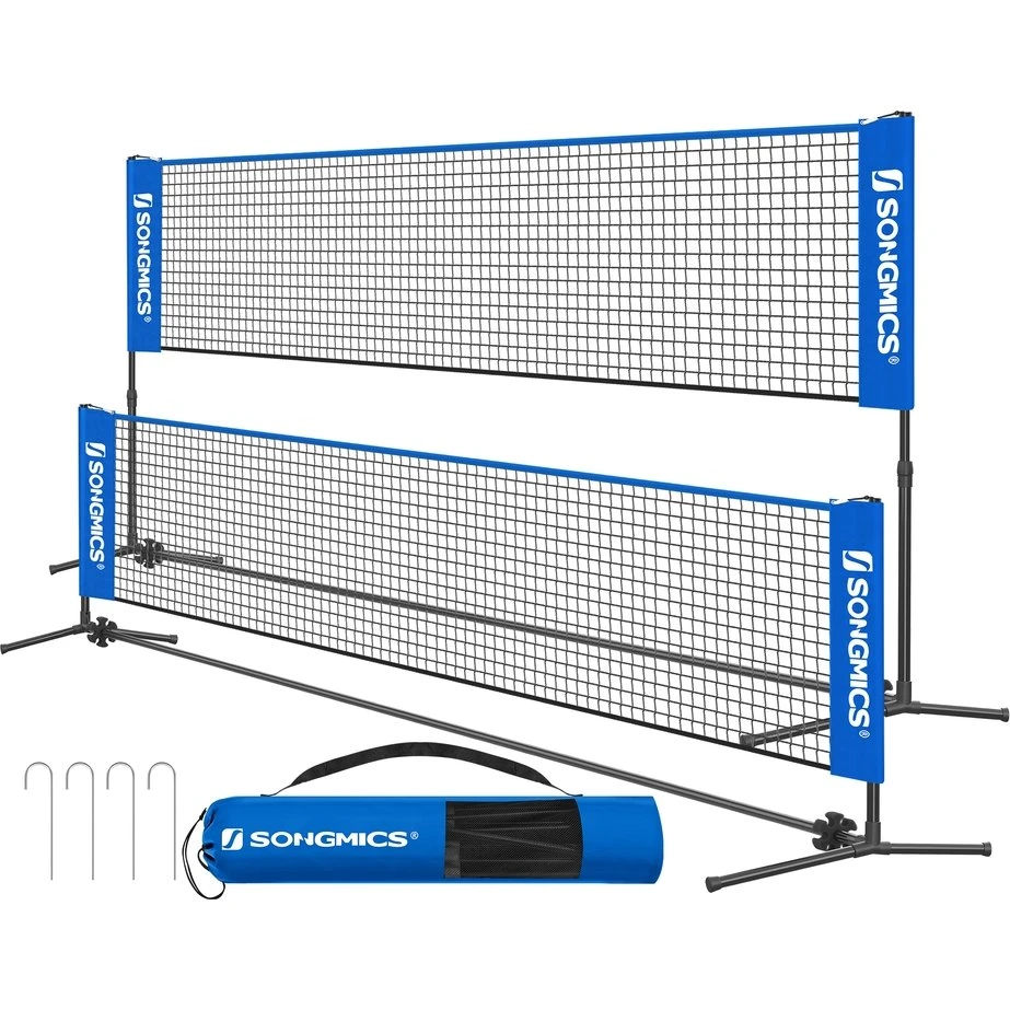 Badmintonnet Sæt, 400x107x103 cm, Sort