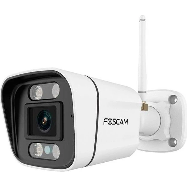 Foscam V5P WLAN Udendørs Overvågningskamera med Sirene - Hvid