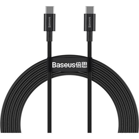 Baseus CATYS-C01 USB-C til USB-C kabel, 2m, 100W, Sort