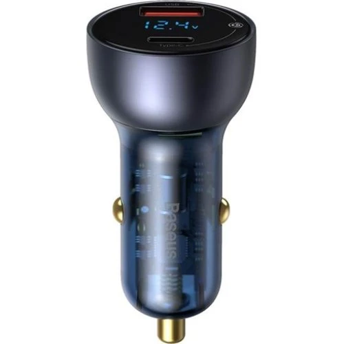 Baseus Particular 65W Dual Quick Car Charger med Digital Display