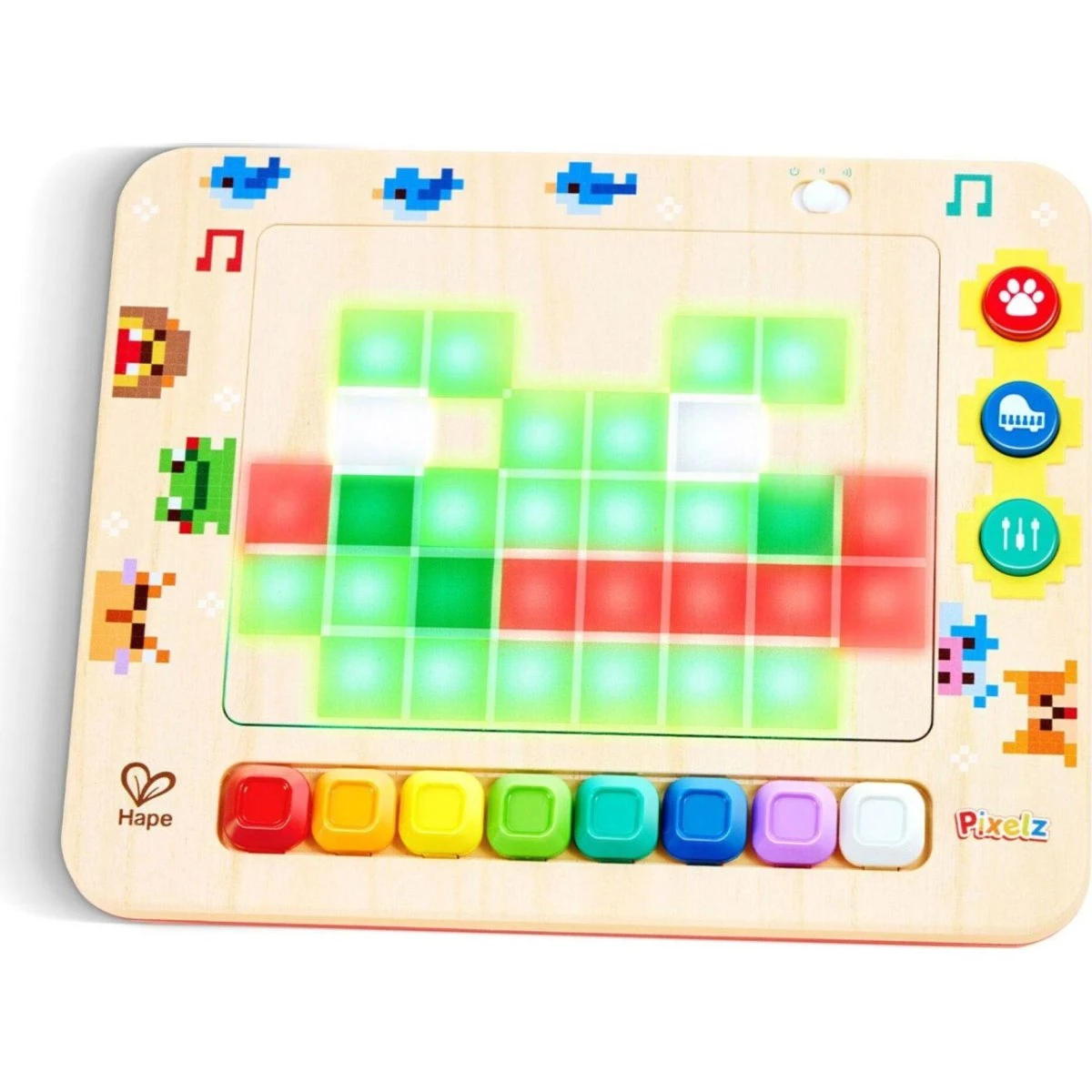 Hape Pixelz Piano - Musiklegetøj med lys og dyrelyde til børn