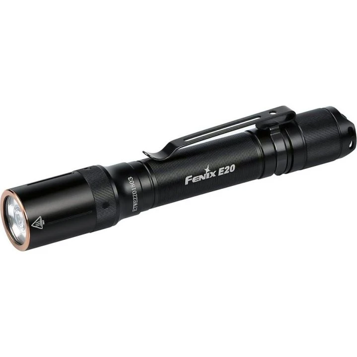 Fenix E20 V2.0 Lommelygte - 350 Lumen med AA-batteri