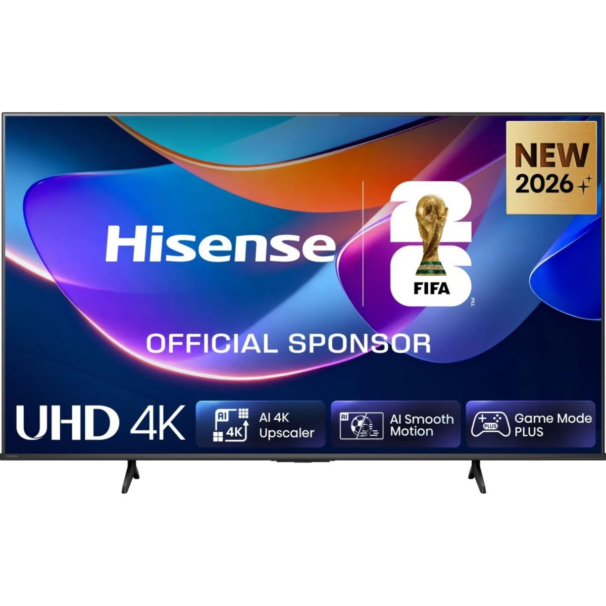 Hisense 43A6S 43" 4K Ultra HD Smart TV - Sort